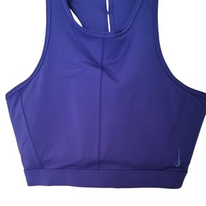 Nike Women's Swoosh Bra Dri-Fit size XL Blue